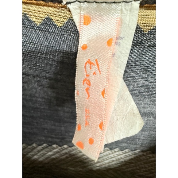 Eien USA Vintage Boho Striped High Low Slip Style Dress Size Large Women's - Picture 6 of 6